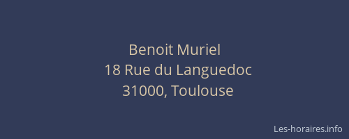 Benoit Muriel