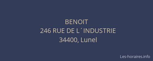 BENOIT
