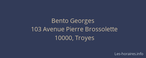Bento Georges