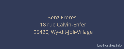 Benz Freres