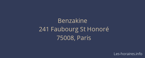 Benzakine