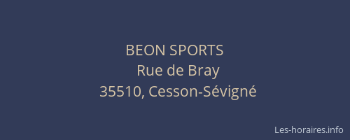 BEON SPORTS
