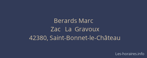 Berards Marc