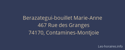 Berazategui-bouillet Marie-Anne