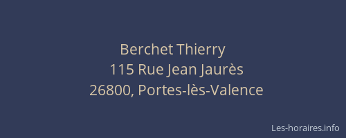 Berchet Thierry