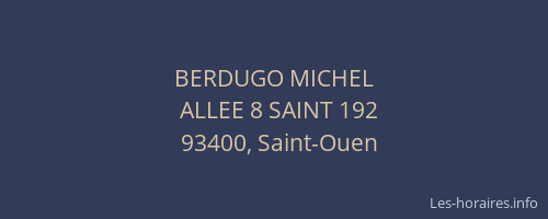 BERDUGO MICHEL