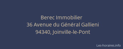 Berec Immobilier