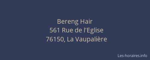 Bereng Hair