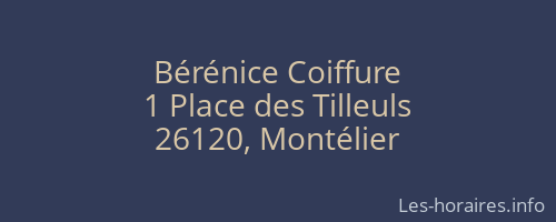 Bérénice Coiffure