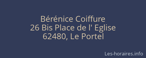 Bérénice Coiffure