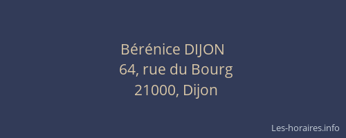 Bérénice DIJON