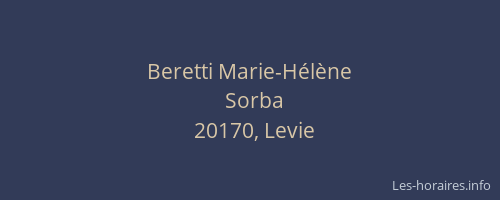 Beretti Marie-Hélène