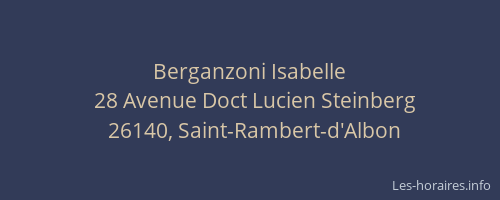 Berganzoni Isabelle