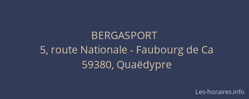 BERGASPORT