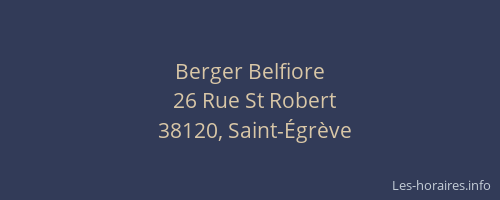 Berger Belfiore