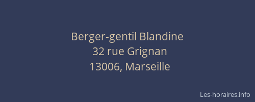 Berger-gentil Blandine
