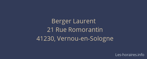 Berger Laurent
