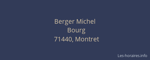 Berger Michel