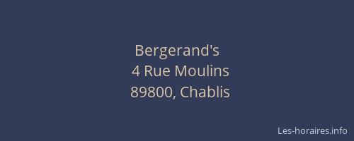 Bergerand's