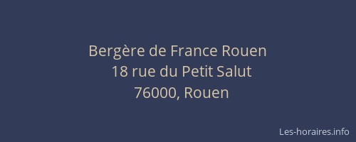 Bergère de France Rouen