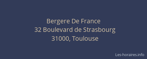 Bergere De France