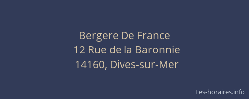 Bergere De France