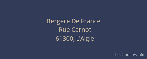 Bergere De France
