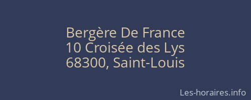 Bergère De France