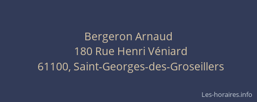 Bergeron Arnaud