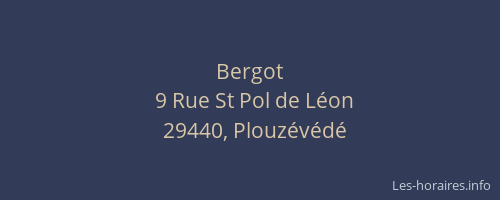 Bergot