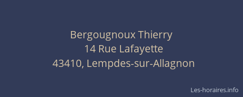 Bergougnoux Thierry