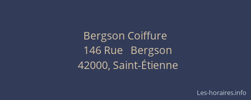 Bergson Coiffure