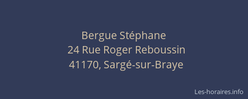 Bergue Stéphane