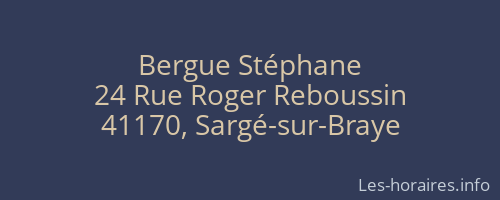 Bergue Stéphane