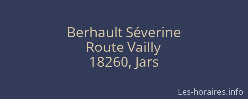 Berhault Séverine