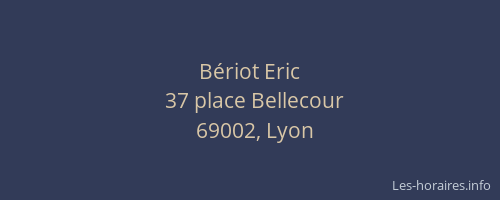 Bériot Eric