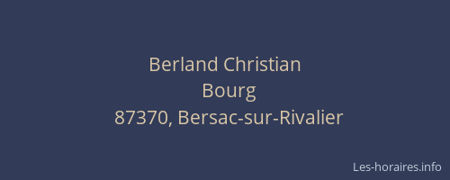Berland Christian