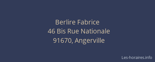 Berlire Fabrice