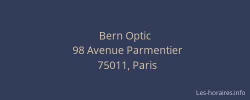 Bern Optic