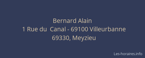 Bernard Alain