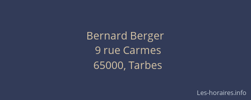 Bernard Berger