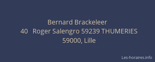 Bernard Brackeleer