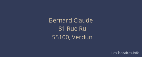 Bernard Claude
