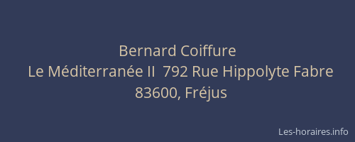 Bernard Coiffure