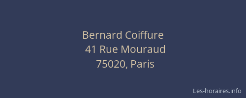 Bernard Coiffure