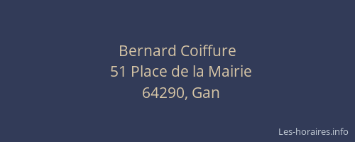 Bernard Coiffure