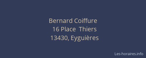 Bernard Coiffure