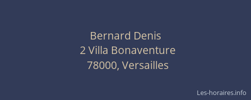 Bernard Denis