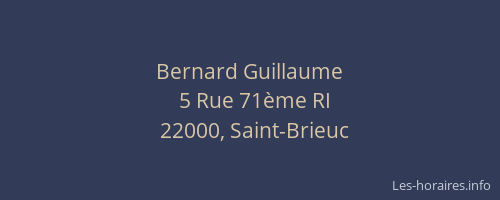 Bernard Guillaume