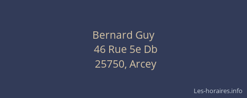 Bernard Guy